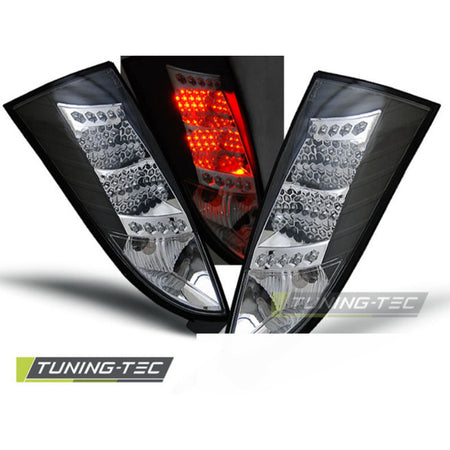 Ford Focus Mk1 10.98-10.04 Nero LED Fari Anteriori a LED Scuri 2 Pezzi