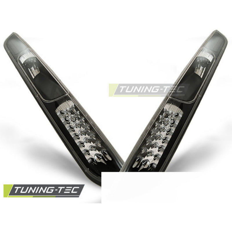 Ford Focus Mk2 09.04-08 Berlina 5 Porte Fari LED Neri Anteriori e Posteriori