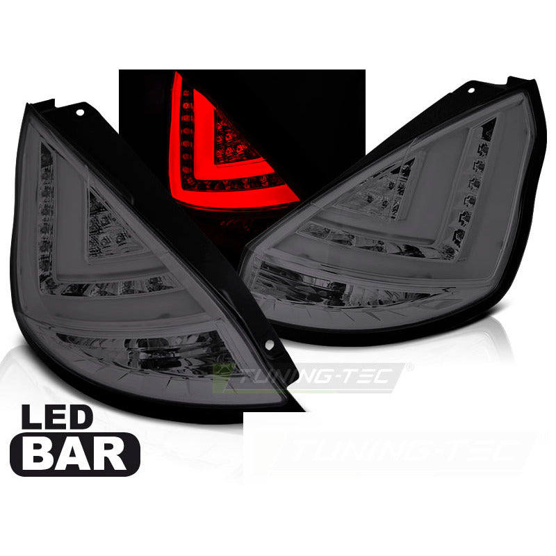 Ford Fiesta Mk7 12-16 Hb Fumé LED Bar Anteriore con Luci a LED