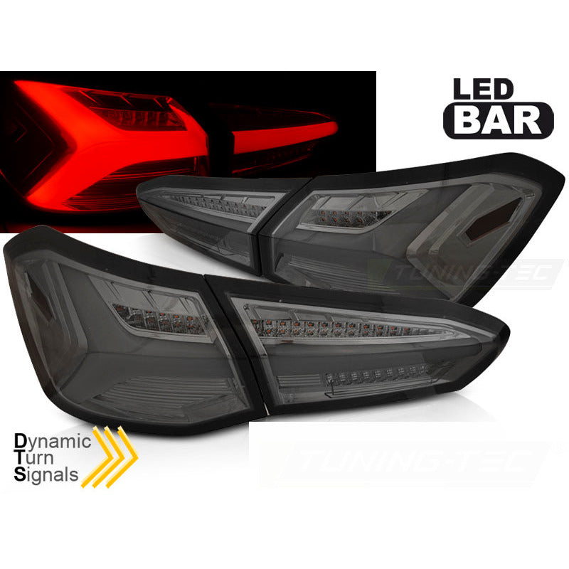 Fanali Posteriori LED Fumè Sequenziali per Ford Focus IV (2018-2021) Berlina 5