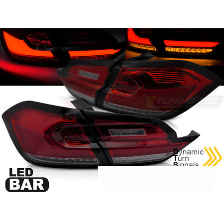 Fanali Posteriori LED Fumè per Ford Fiesta MK8 (2017-2021) Berlina 5 Porte
