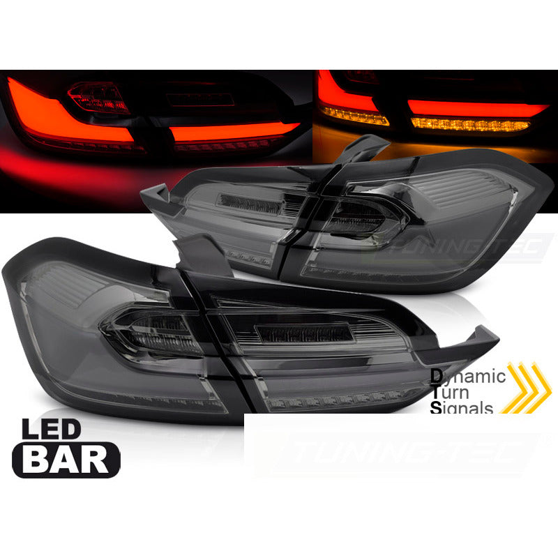 LED Fanali Posteriori Fumé per Ford Fiesta MK8 (2017-2021) Berlina 5 Porte