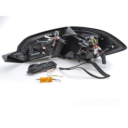 LED Fanali Posteriori Fumé per Ford Fiesta MK8 (2017-2021) Berlina 5 Porte