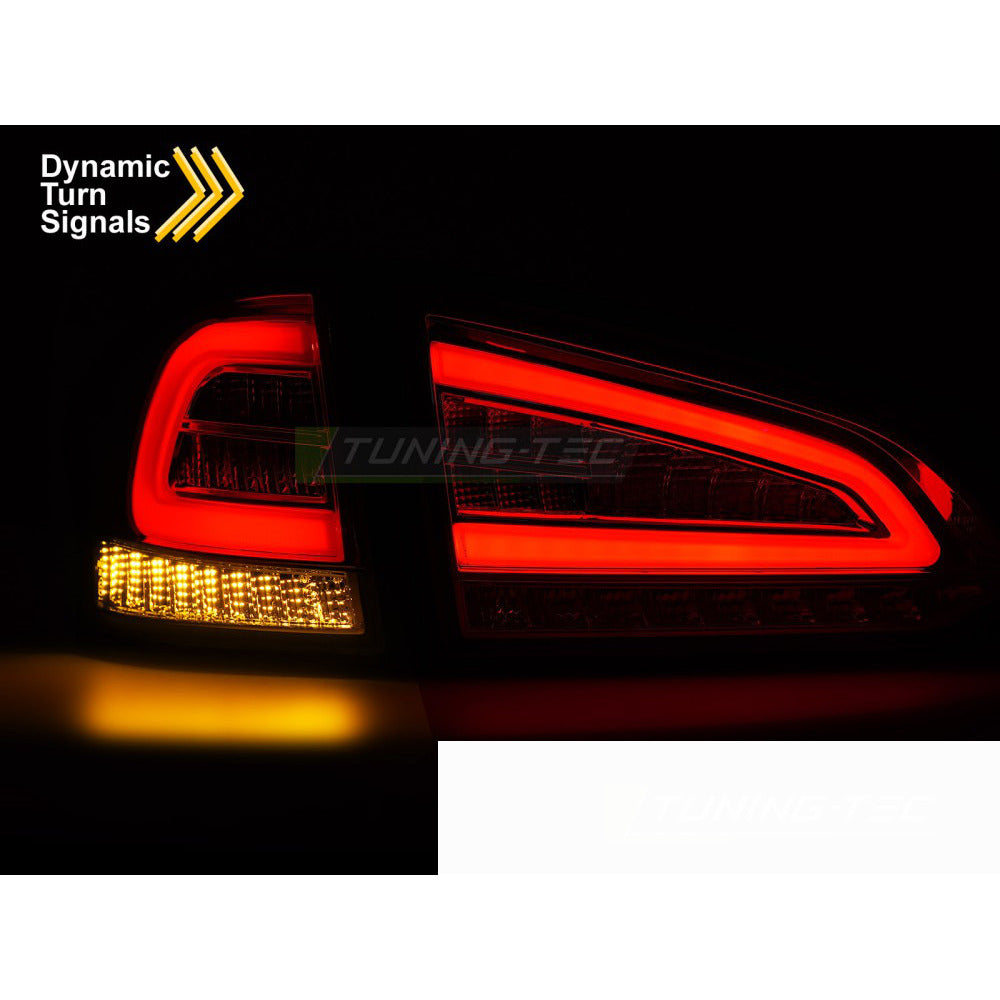 LED Fanali Posteriori Rosso Fumé Sequenziali per Ford Focus MK 3 SW (2011-2018)