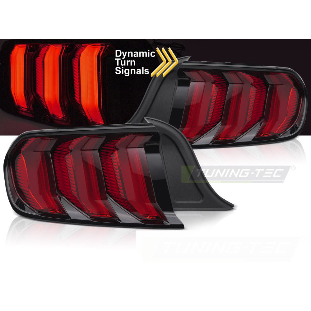 Ford Mustang 14-22 Rosso LED per Illuminazione Interna ed Esterna Auto
