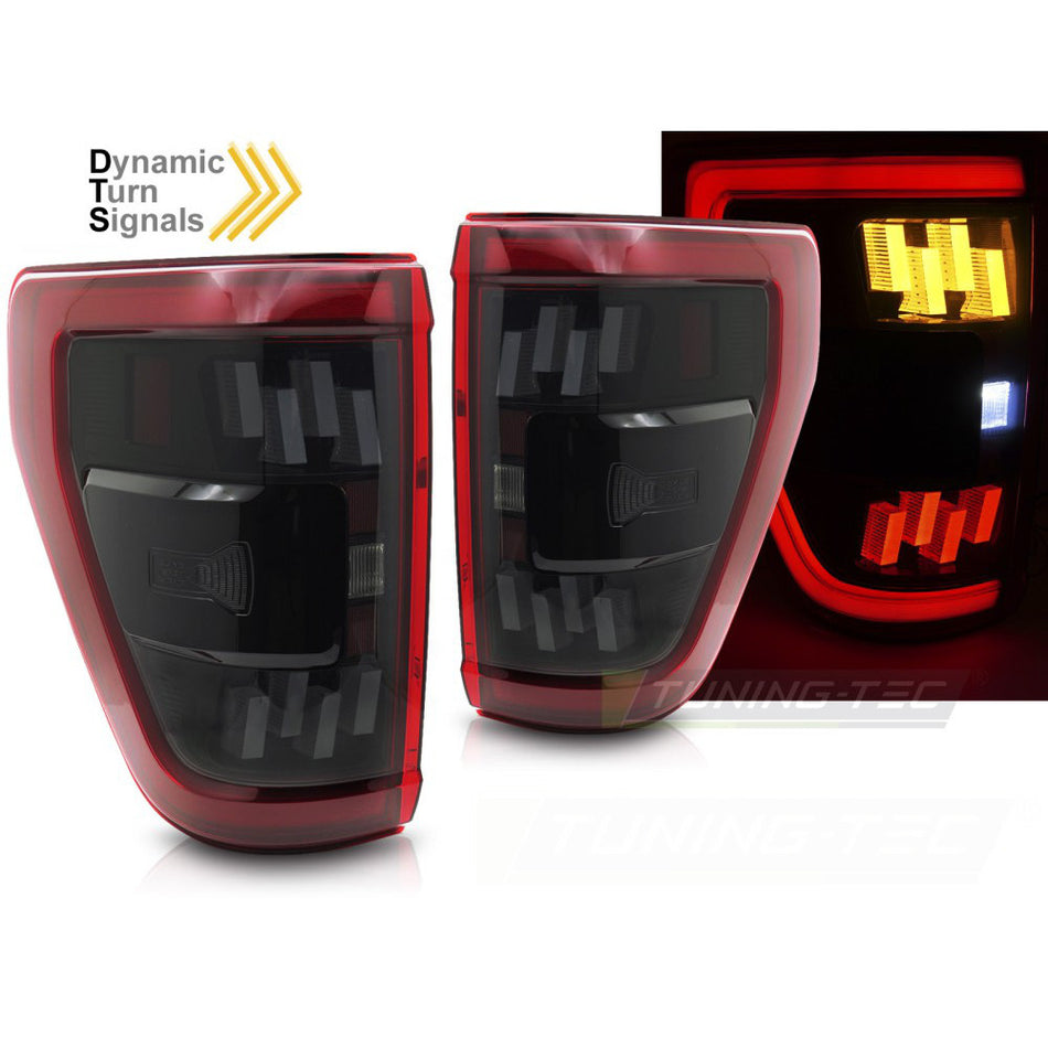 Full LED Fanali Posteriori Rosso Sequenziali per Ford F150 MK14 (2020-2023)