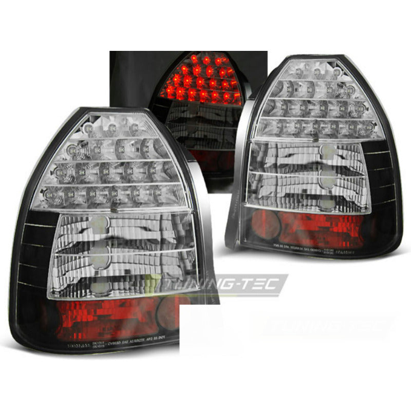 Honda Civic 09.95-02.01 3D Nero LED per Auto Tuning Accessorio Esterno