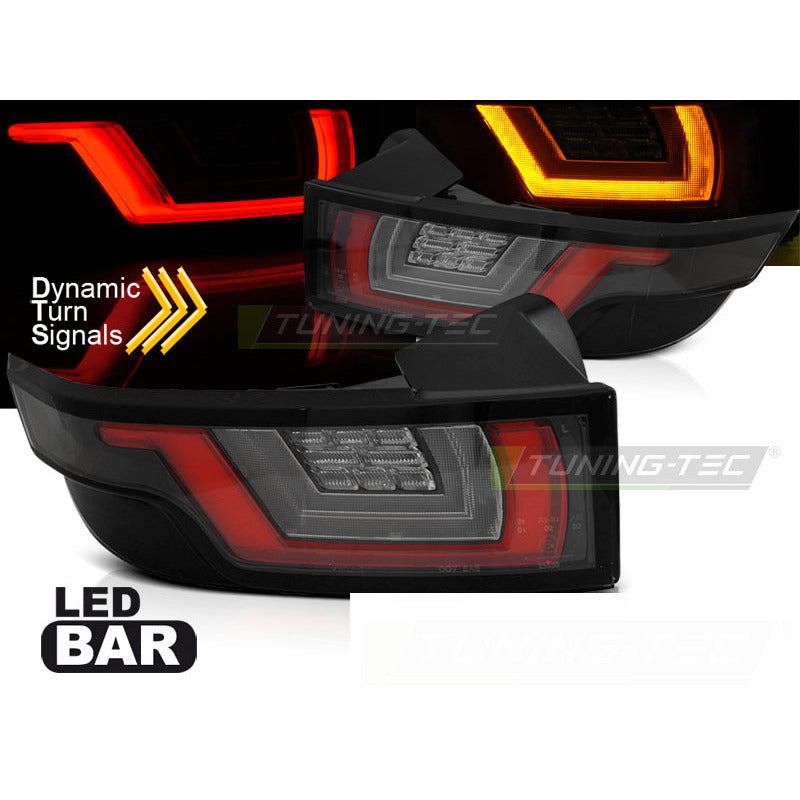 Land Rover Range Evoque 11-18 Rosso Bianco Nero LED per Tuning Auto Esterno