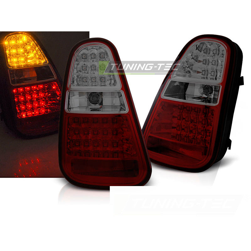 Mini Cooper R50 /R52 /R53 04-06 Rosso Fumé LED Fari Anteriori LED Fumè
