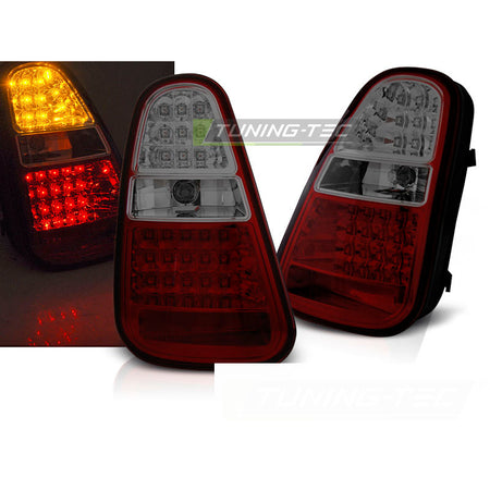 Mini Cooper R50 /R52 /R53 04-06 Rosso Fumé LED Fari Anteriori LED Fumè