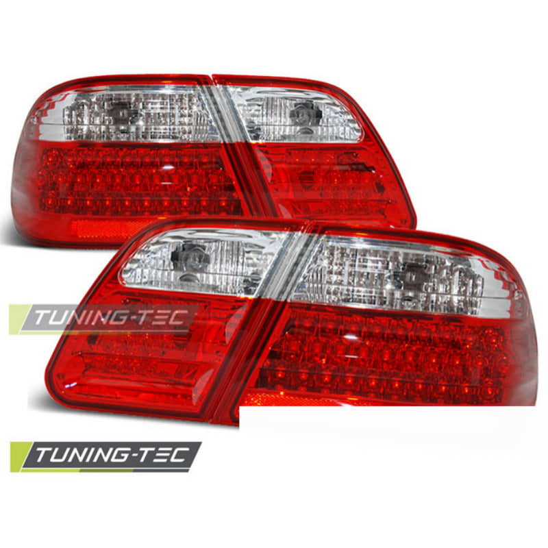 LED Fanali Posteriori Rosso Bianco per Mercedes W210 (95-03.02) Fanali
