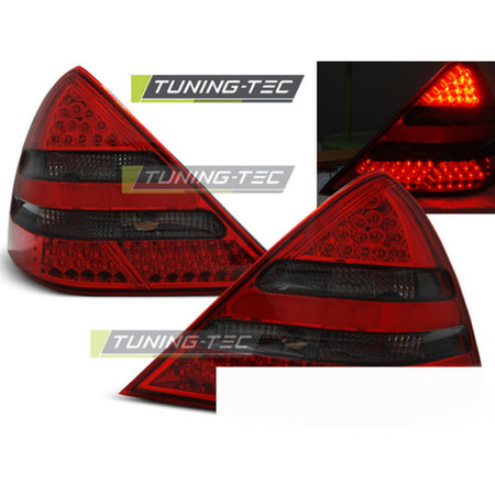 LED Fanali Posteriori Rosso Fumé per Mercedes-Benz R170 SLK (04.96-04) Fanali