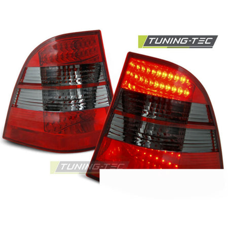 LED Fanali Posteriori Rosso Fumé per Mercedes W163 ML (03.98-05) Fanali