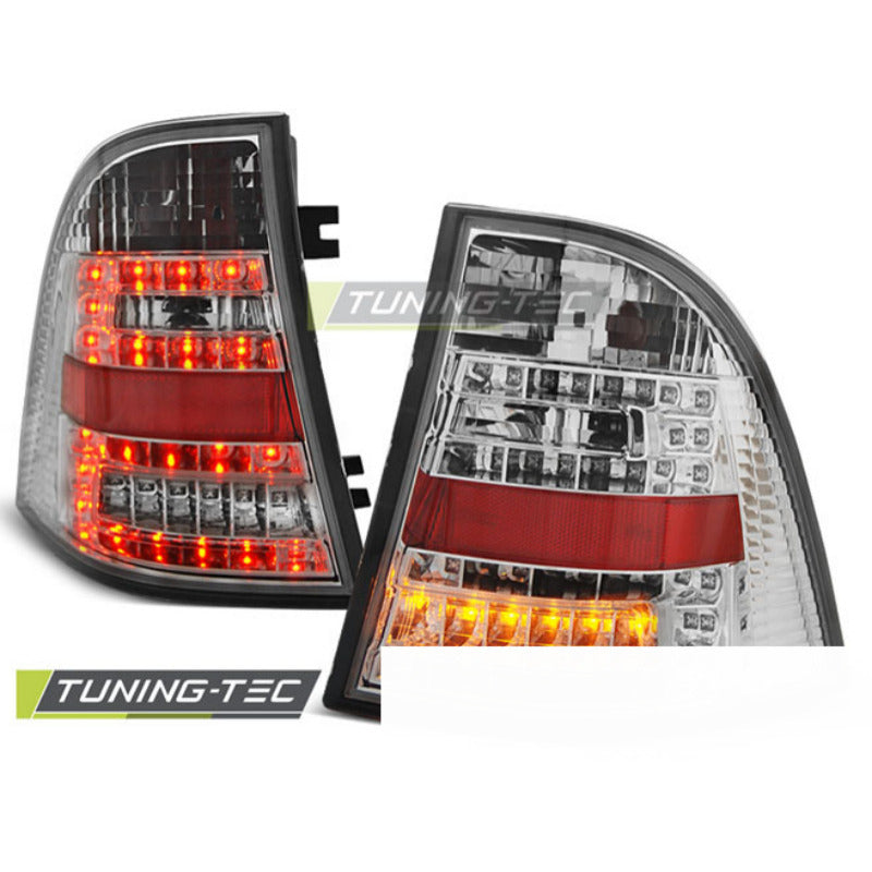 LED Fanali Posteriori Cromato per Mercedes W163 ML M-KLASA (03.98-05) Fanali