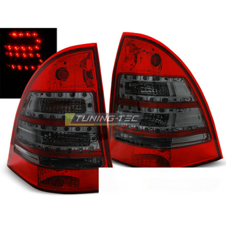 LED Fanali Posteriori Rosso Fumé per Mercedes-Benz Classe C Touring (W203)