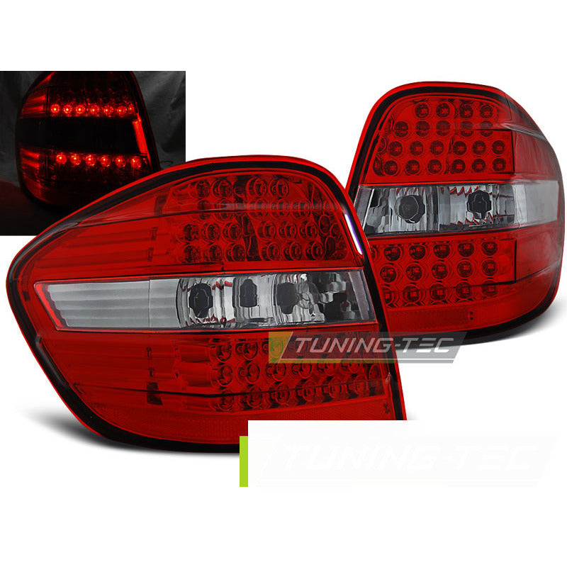 LED Fanali Posteriori Rosso Bianco per Mercedes-Benz Classe M W164 (2005-2008)