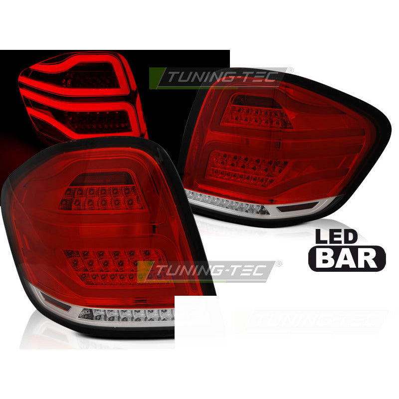 LED Bar Fanali Posteriori Rosso Bianco per Mercedes-Benz Classe M W164