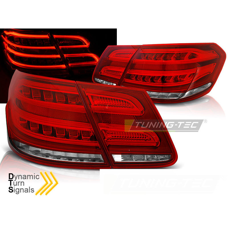 LED Fanali Posteriori Rosso Bianco Sequenziali per Mercedes W212 Classe