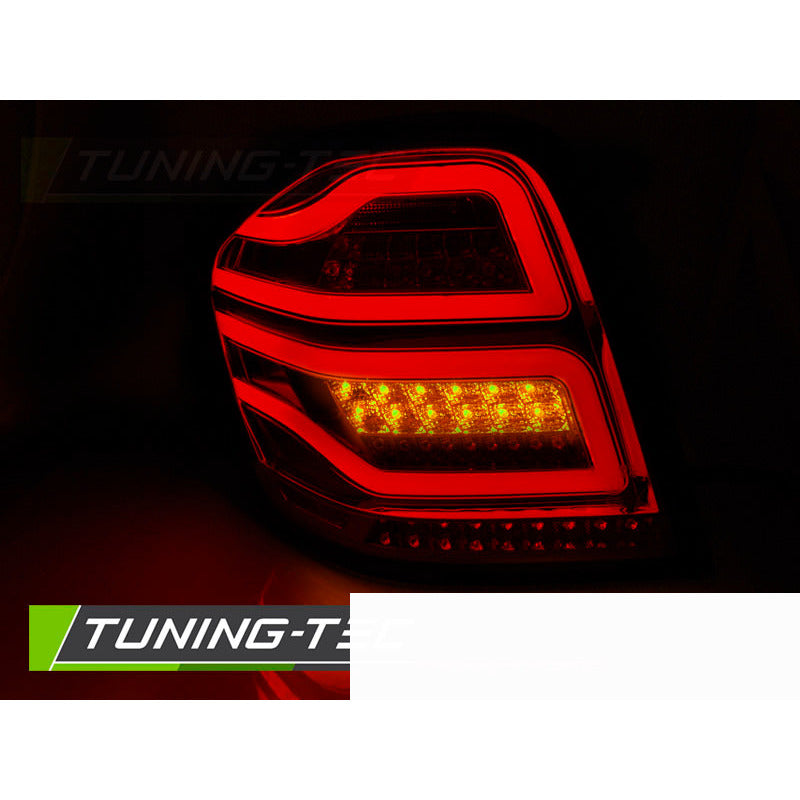 LED Bar Fanali Posteriori Rosso Fumé per Mercedes-Benz Classe M W164