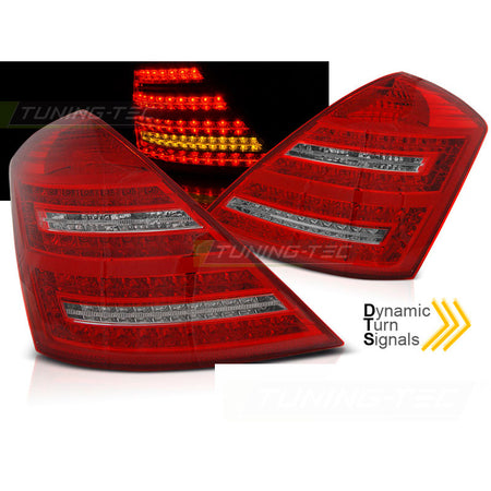 LED Fanali Posteriori Rosso Bianco Sequenziali per Mercedes W221 Classe S