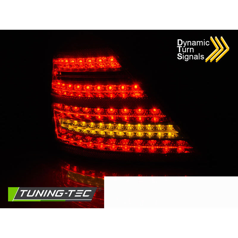 LED Fanali Posteriori Rosso Fumé Sequenziali per Mercedes W221 Classe S