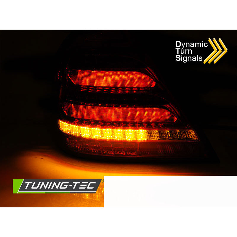 LED Bar Fanali Posteriori Rosso Fumé Sequenziali per Mercedes W203 Berlina