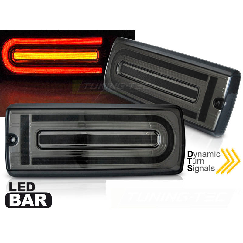 LED Bar Fanali Posteriori Fumé per Mercedes W463 Classe G (1990-2018)