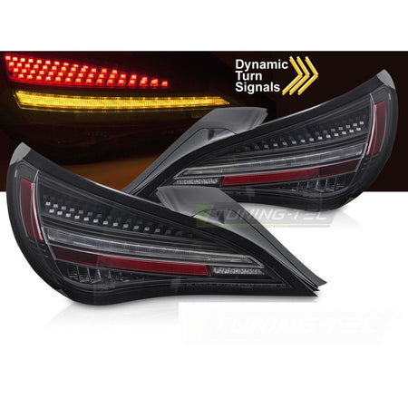 LED Fanali Posteriori Sequenziali Nero per Mercedes-Benz CLA C117 (2013-2019)