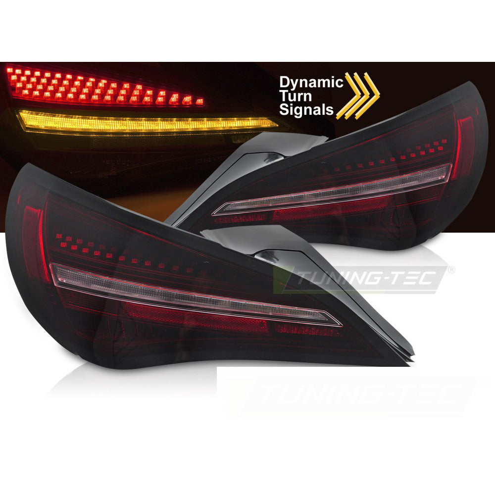 LED Fanali Posteriori Sequenziali Nero Rosso per Mercedes-Benz CLA C117