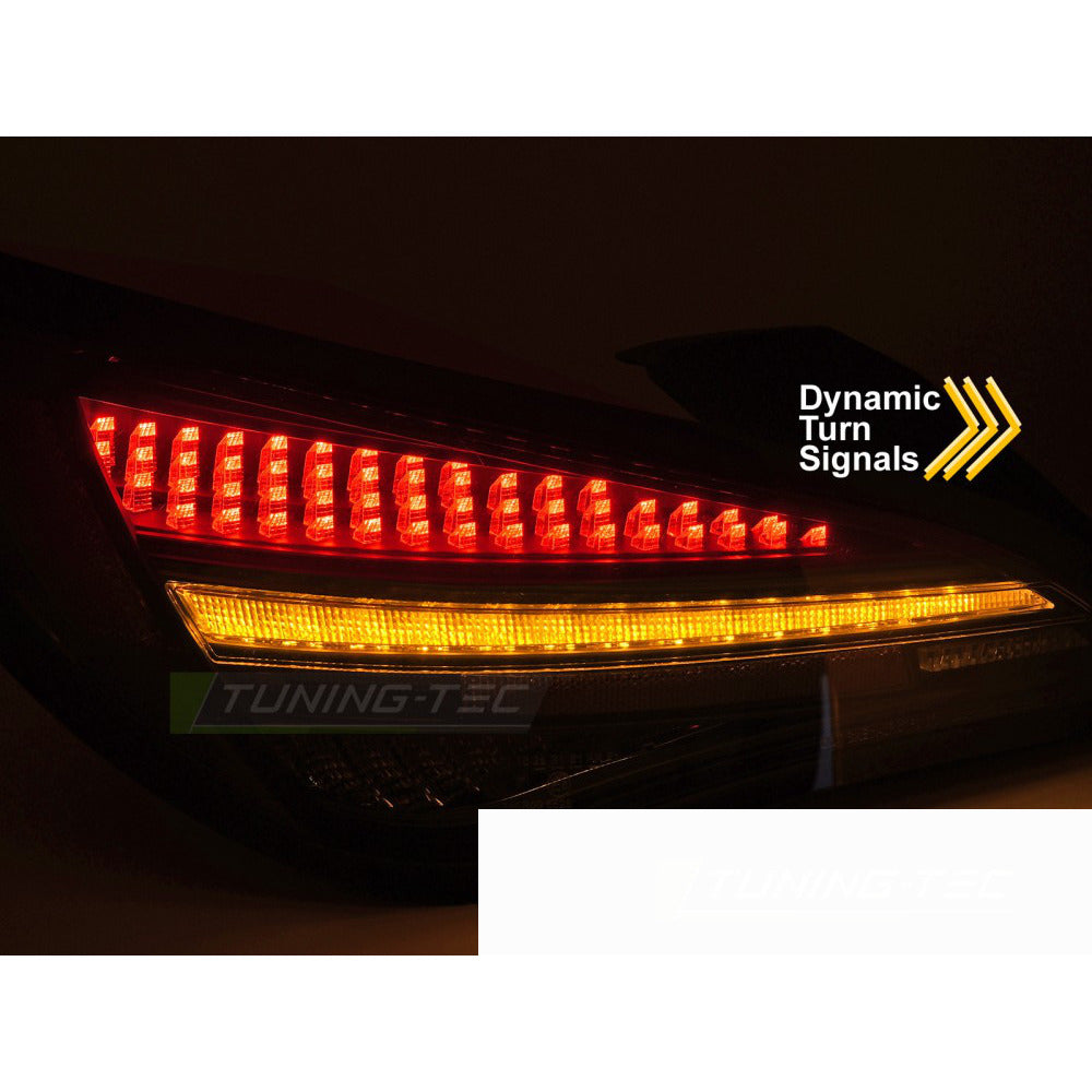LED Fanali Posteriori Sequenziali Nero Rosso Fumé per Mercedes-Benz CLA C117