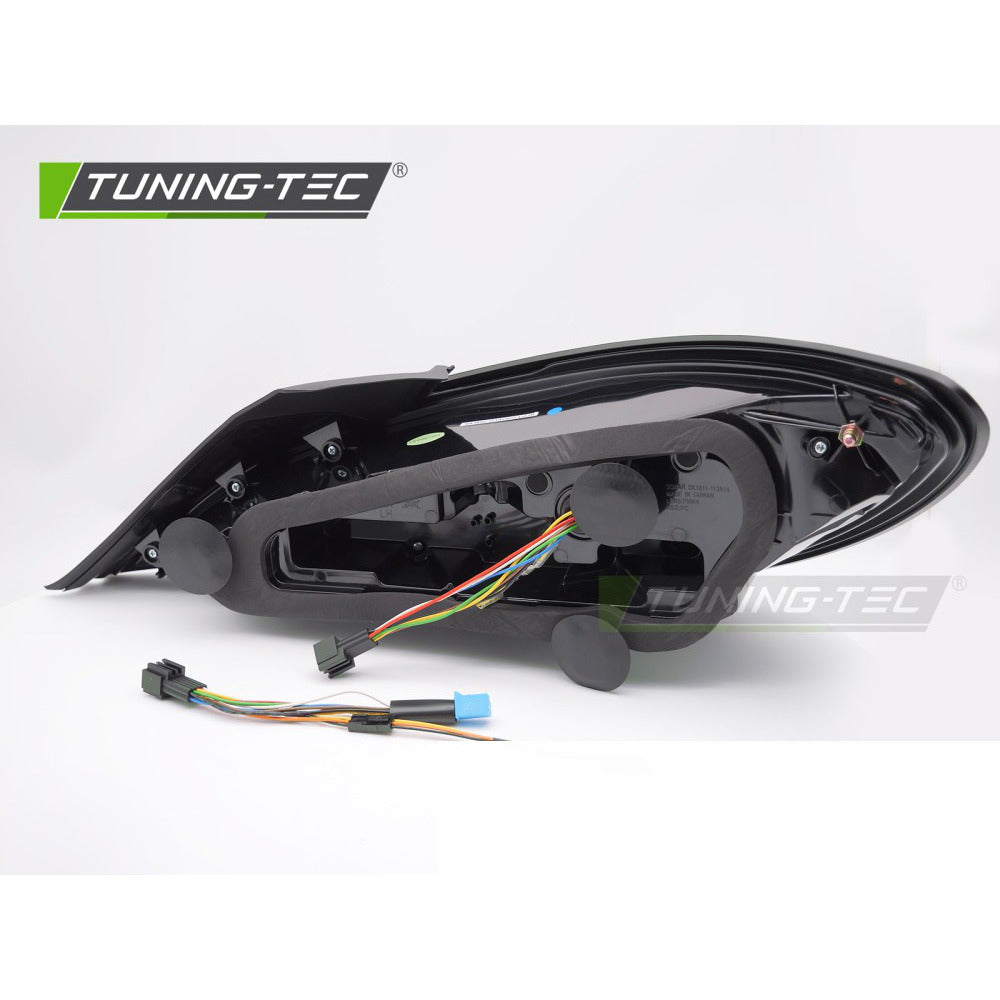 LED Fanali Posteriori Sequenziali Nero Rosso Fumé per Mercedes-Benz CLA C117