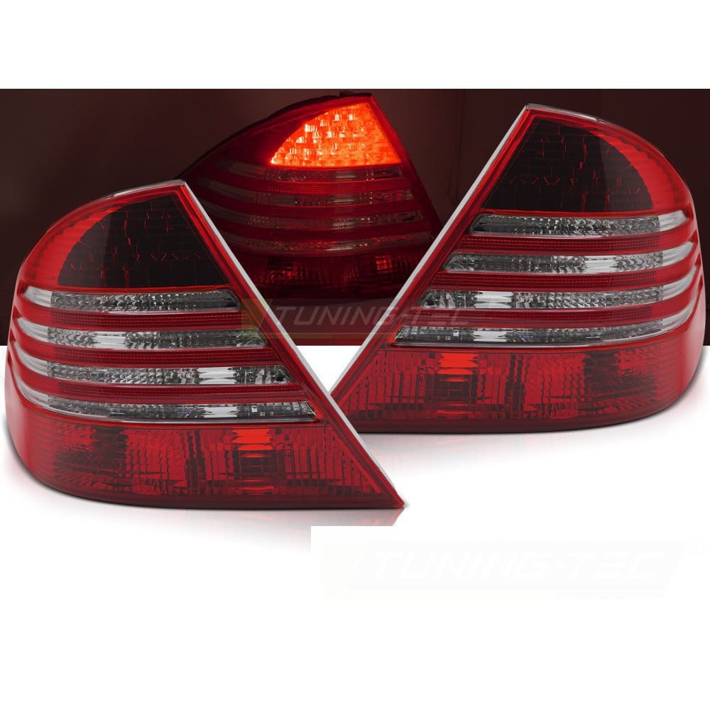 Fanali LED Posteriori Fumè Rosso per Mercedes W220 Classe S 09.98-05.05