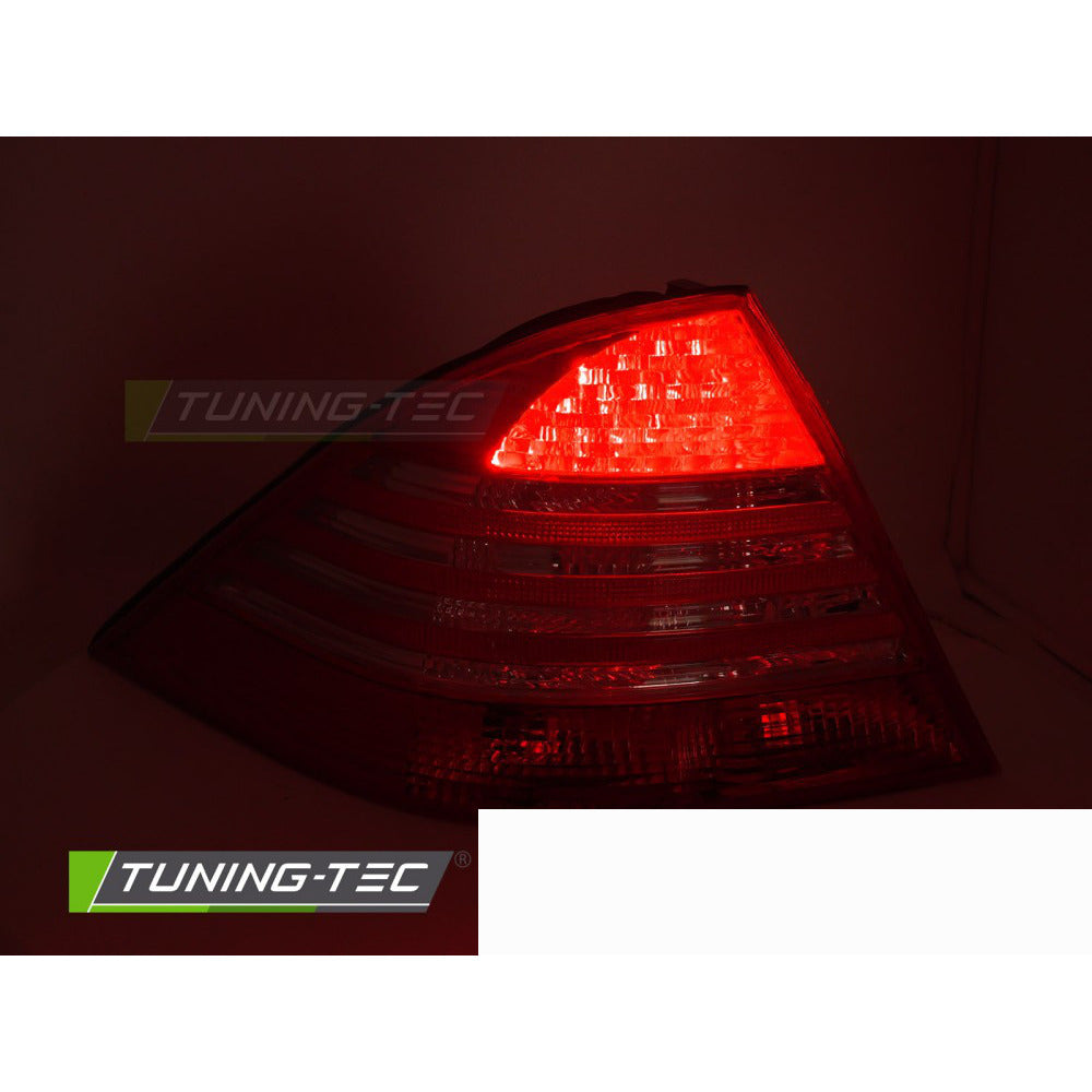 Fanali LED Posteriori Fumè Rosso per Mercedes W220 Classe S 09.98-05.05