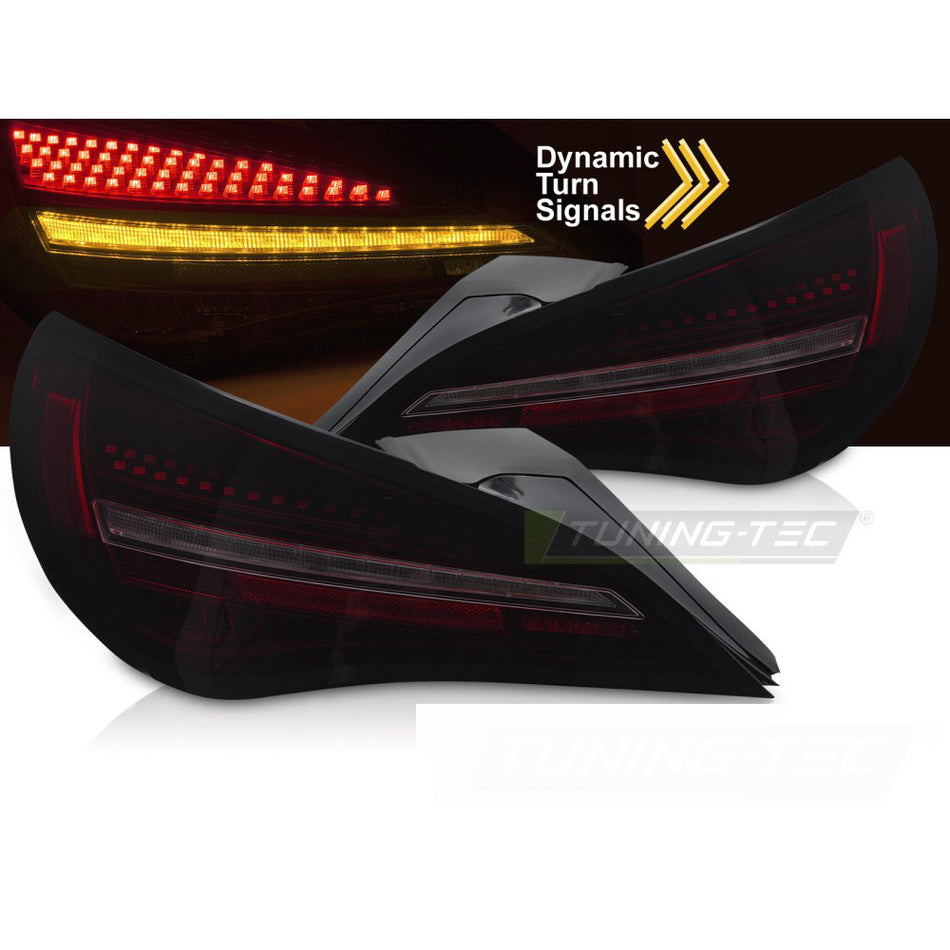 LED Fanali Posteriori Sequenziali Nero Rosso Fumé per Mercedes CLA C117