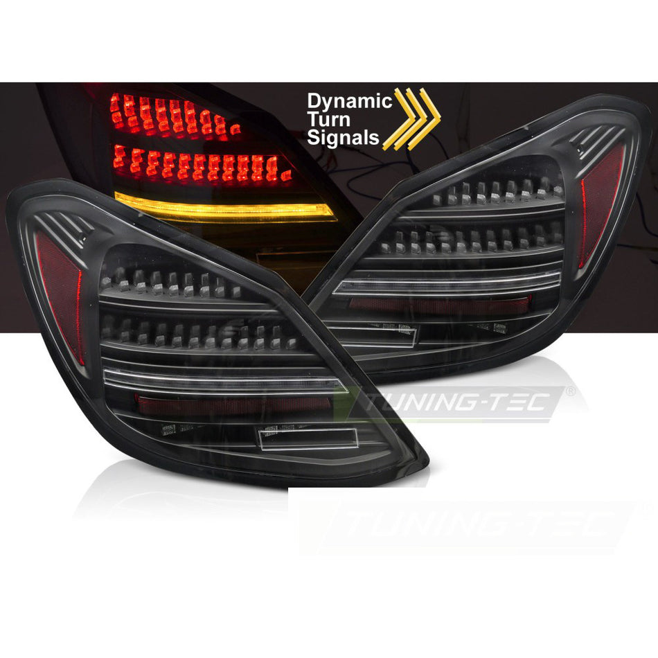 LED Fanali Posteriori Nero Sequenziali per Mercedes-Benz Classe C W205 (anni