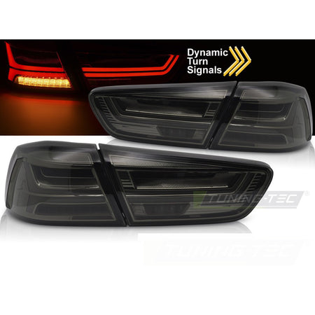 LED Fanali Posteriori Fumé per Mitsubishi Lancer 8 Berlina 08-16 / Lancer
