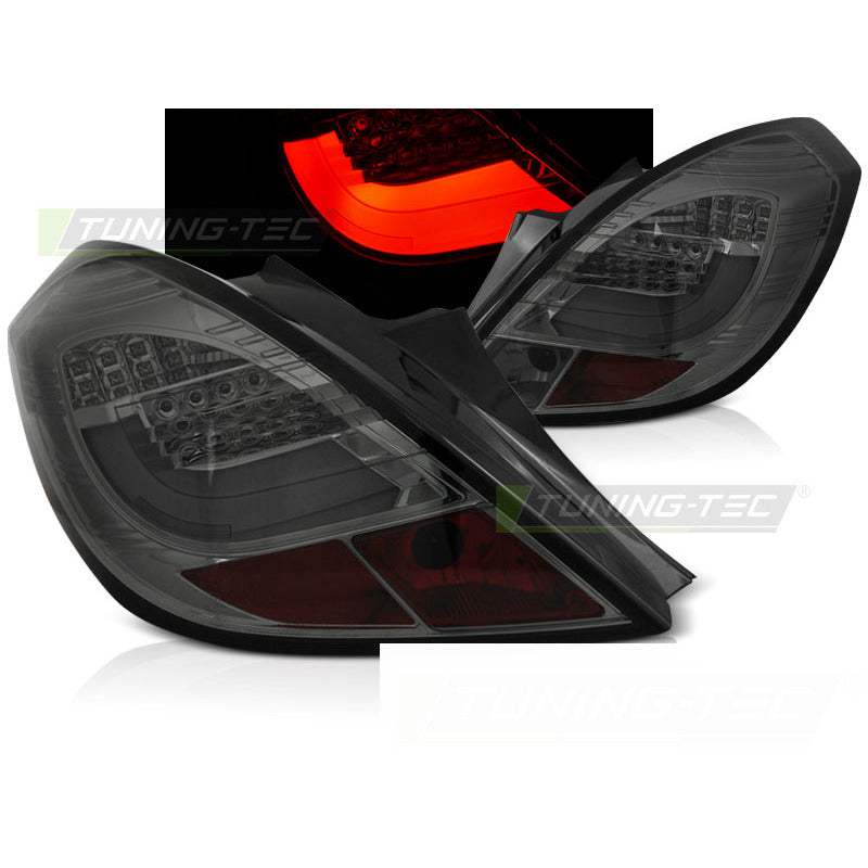 Opel Corsa D 3D 04.06-14 Fumé LED Bar per Illuminazione Posteriore Auto