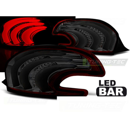 Peugeot 208 4.12-06.15 Rosso Fumé LED Bar Anteriore per Tuning Auto Accessorio