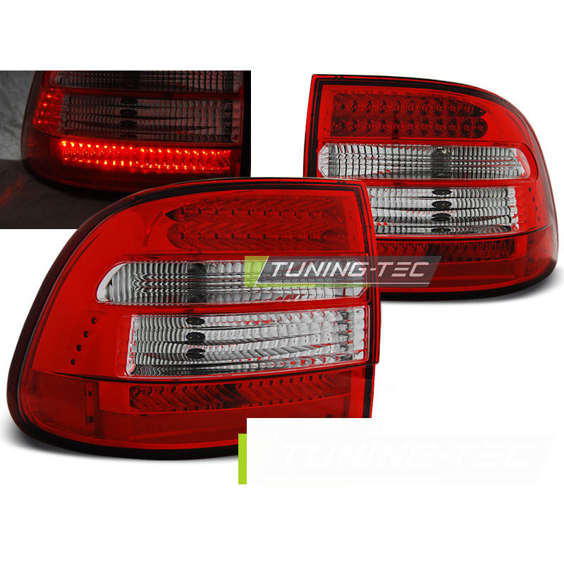 LED Fanali Posteriori Rosso Bianco per Porsche Cayenne (2002-2006) Fanali
