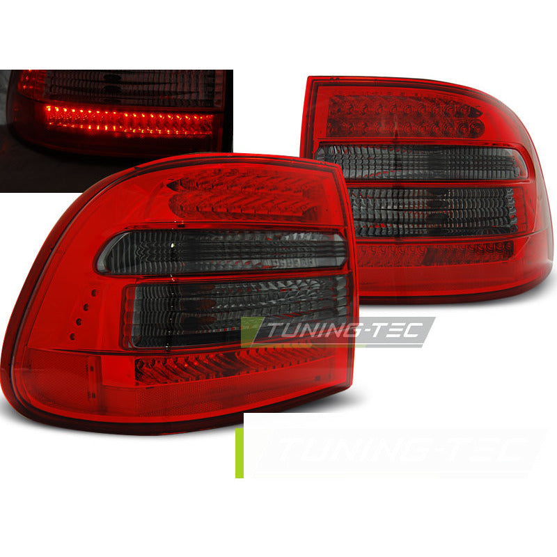 LED Fanali Posteriori Rosso Fumé per Porsche Cayenne (2002-2006) Fanali