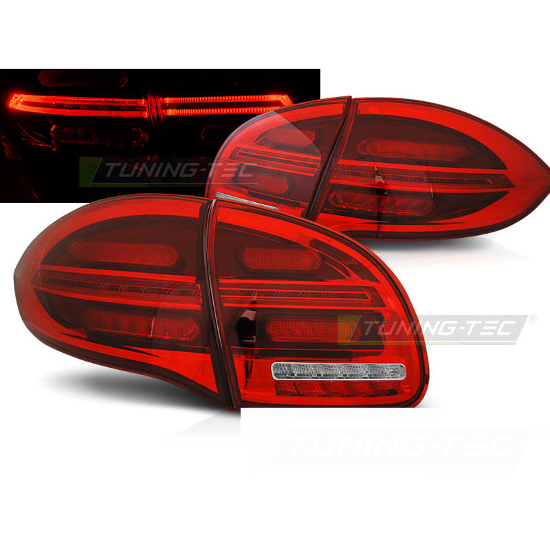 LED Fanali Posteriori Rosso Bianco per Porsche Cayenne (2010-2015) Fanali