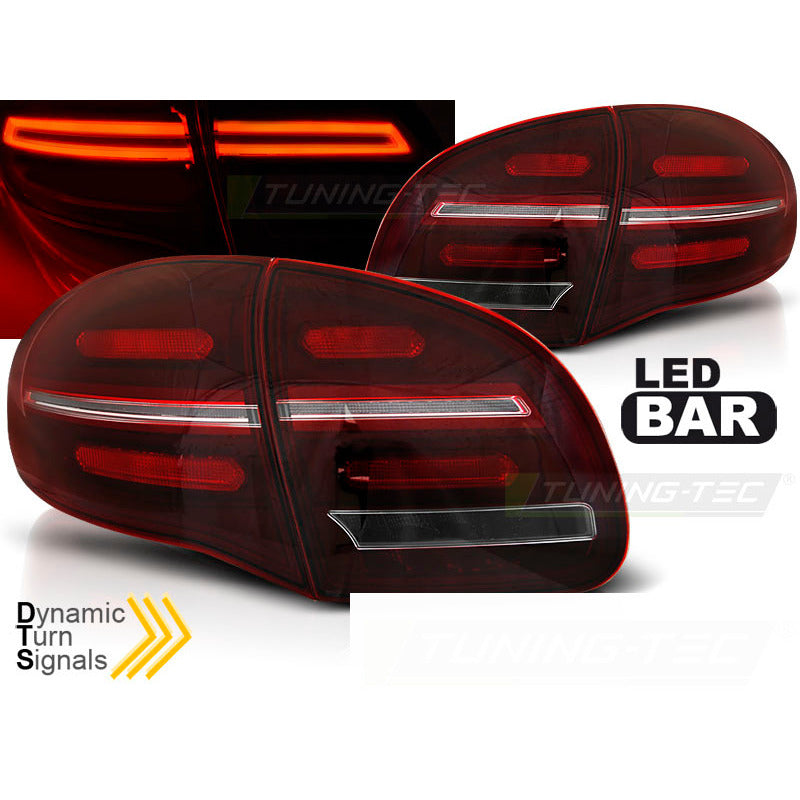 LED Bar Fanali Posteriori Rosso Bianco Sequenziali per Porsche Cayenne