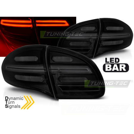 LED Bar Fanali Posteriori Fumé Sequenziali per Porsche Cayenne (2010-2015)