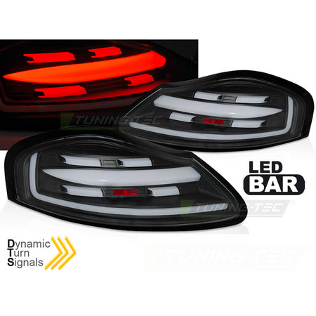 LED Bar Fanali Posteriori Nero Sequenziali per Porsche Boxster 986 (1996-2004)
