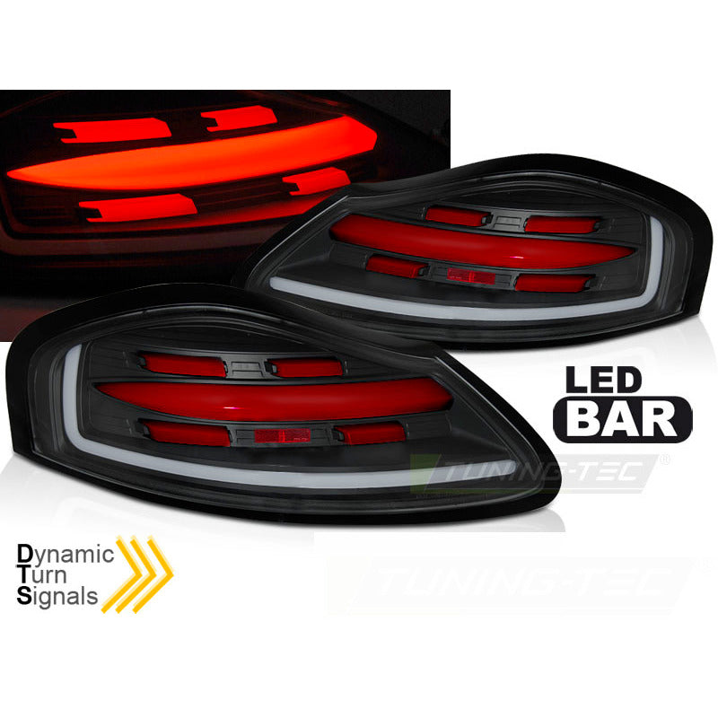 LED Bar Fanali Posteriori Nero-Rosso Sequenziali per Porsche Boxster 986