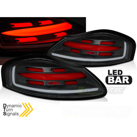 LED Bar Fanali Posteriori Nero-Rosso Sequenziali per Porsche Boxster 986
