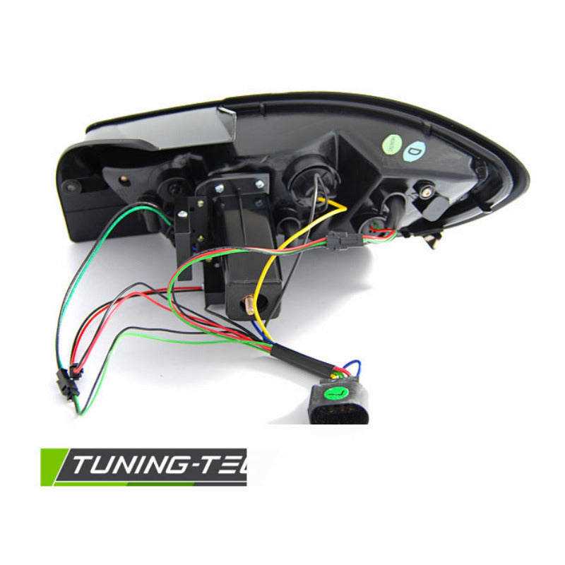 LED Bar Fanali Posteriori Rosso Fumé per Seat Ibiza 6J (08-12) Fanali