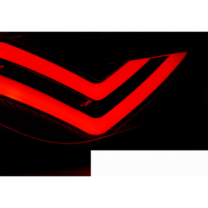 LED Bar Fanali Posteriori Rosso Fumé per Seat Ibiza 6J (08-12) Fanali