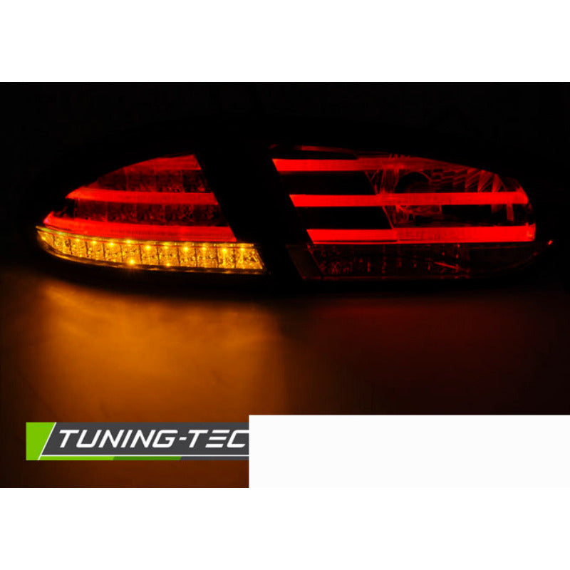 LED Fanali Posteriori Rosso Bianco per Seat Leon (03.09-12) Fanali Posteriori