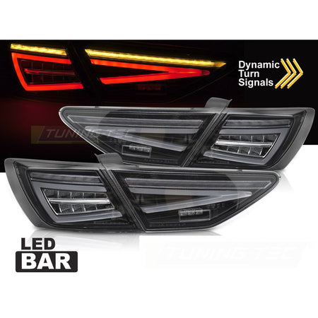 LED Fanali Posteriori Nero per Seat Leon III 5F (2012-2020) HB OEM LED